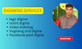 design eye catching social media post and ads professionally