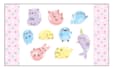 doodle cute chibi art, kawaii logo