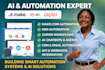 do API integration, automation, webhook, make, n8n, airtable, slack