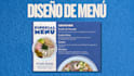design a modern menu, a restaurant menu, a digital menu