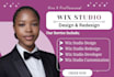 do wix studio development, design, redesign, and audit wix studio