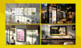 design professional digital menu board and animated tv menu