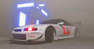 create a 3d drift car animation with your logo