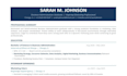write a professional ats resume