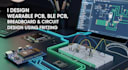 do wearable pcb, ble pcb, breadboard, schematic, circuit design using fritzing