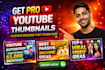 create professional gaming and vlog thumbnails