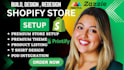 shopify print on demand store setup printify printful pod store