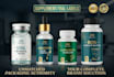 design professional vial labels and bottle supplement packaging