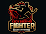 design high quality fighter mascot logo with fastest delivery