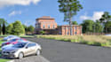 redesign house exterior renders,3d brick wall elevation, facade 3d visualization