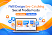 desgin eye catching socil media posts using canva and ai