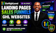 gohighlevel landing page gohighlevel sales funnel gohighlevel expert ghl website