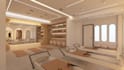 design your pilates studio with 2d plan and 5 3d renders