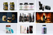 design packaging mockup label box bottle and pouch design