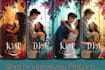 design illustrated romance book covers for amazon kdp