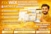 fix wix booking website membership issues fix wix mobile layout