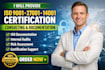 provide iso 9001 27001 14001 certification consulting and documentation