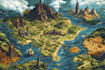 draw a fantasy map
