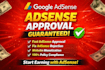 do google adsense approved adsense website ads placement fix rejection blog post