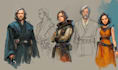 design cinematic sci fi character illustration star wars inspired