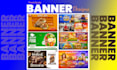 design professional web banners,social media headers,and ads