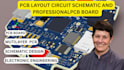design pcb layout circuit schematic and professional pcb boards
