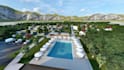 render building residential development, landscape master plan, community layout