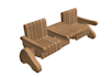 custom furniture design 3d rendering