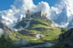 design amazing fantasy landscape