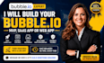 build your bubble io mvp, saas app, or web app fast and bubble io developer