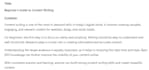 create blog posts and articles