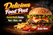 create eye catching food business ads