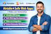 setup airtable database softr webapp make com automation airtable crm expert