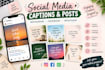 write engaging social media captions and posts