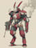 do mecha illustration in awesome details