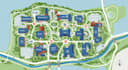 illustrate custom map, site plan, property map for office, school or college