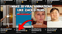 create zack d films style 3d animation