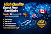 do high quality canada, australia  africa niche specific guest post backlinks
