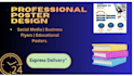 design professional instagram posts and business flyers