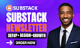 setup substack account substack newsletter post substack publication management