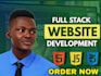 build full stack website frontend backend web runway