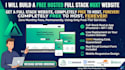 develop a free hosted full stack nuxt website
