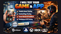do game testing android testing review game app testing test multiplayer pc game