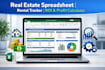 create real estate excel spreadsheets for property tracking, mortgage calculator