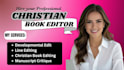 developmental christian book editor, book editing, self help ebook