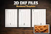 parametric wall art for cnc, laser cutting, and 3d panels