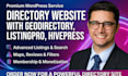 build wordpress directory website with geodirectory, listingpro, hivepress