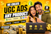 create ai ugc ads, tiktok ads and meta ads for your business