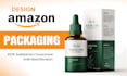 do custom packaging design product label box amazon branding packaging dieline