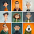 draw artistic cartoon characters